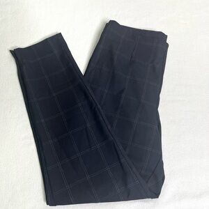 Dynamite Christy Navy Plaid High Rise Pant Sz 8